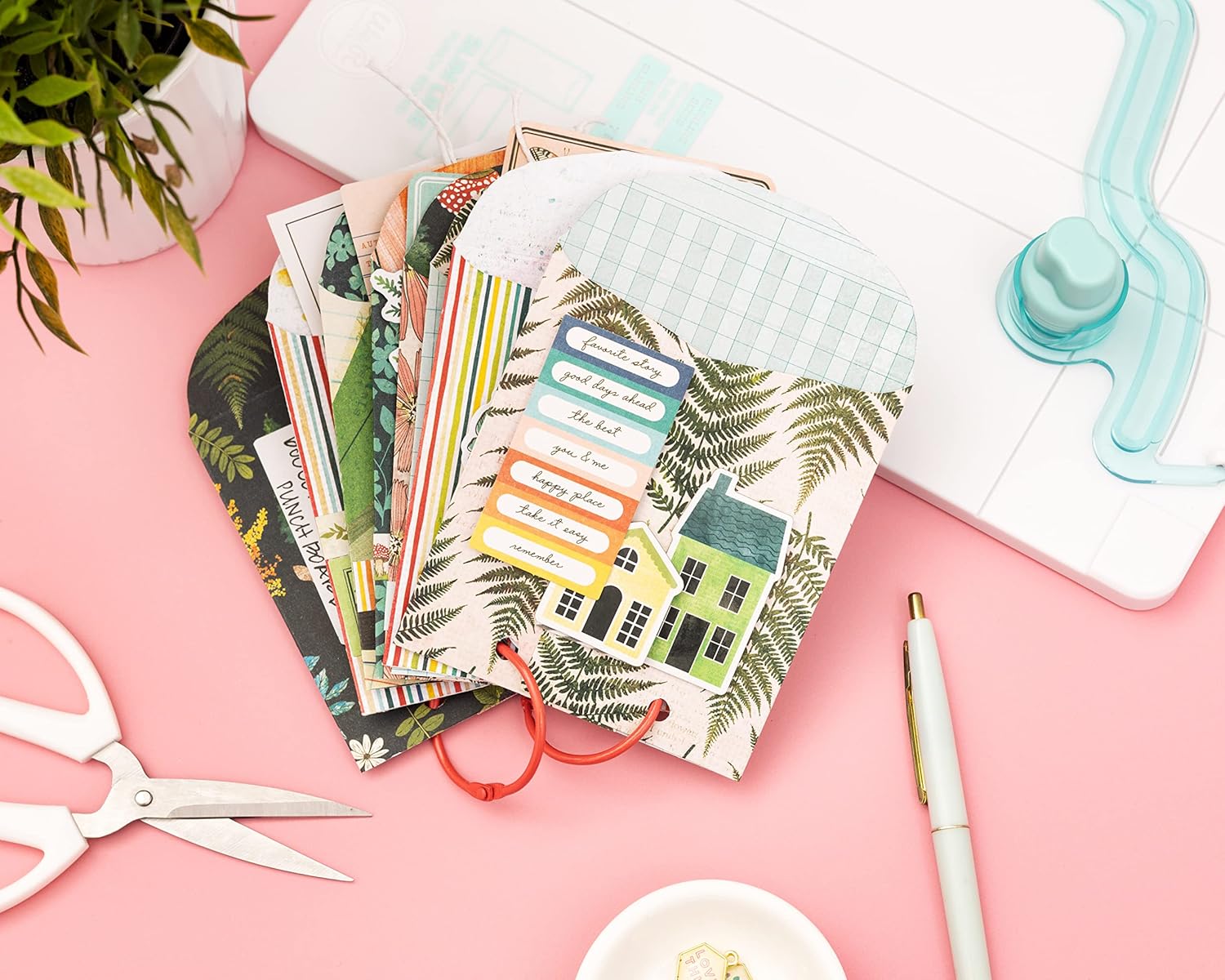 We R Memory Keepers Punch Board-Slimline Card