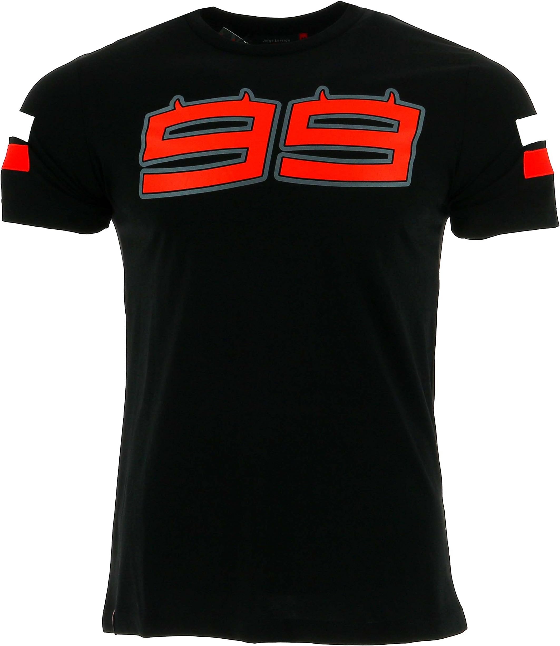 Jorge Lorenzo 99 Moto GP Large Logo Black T-shirt Official 2017