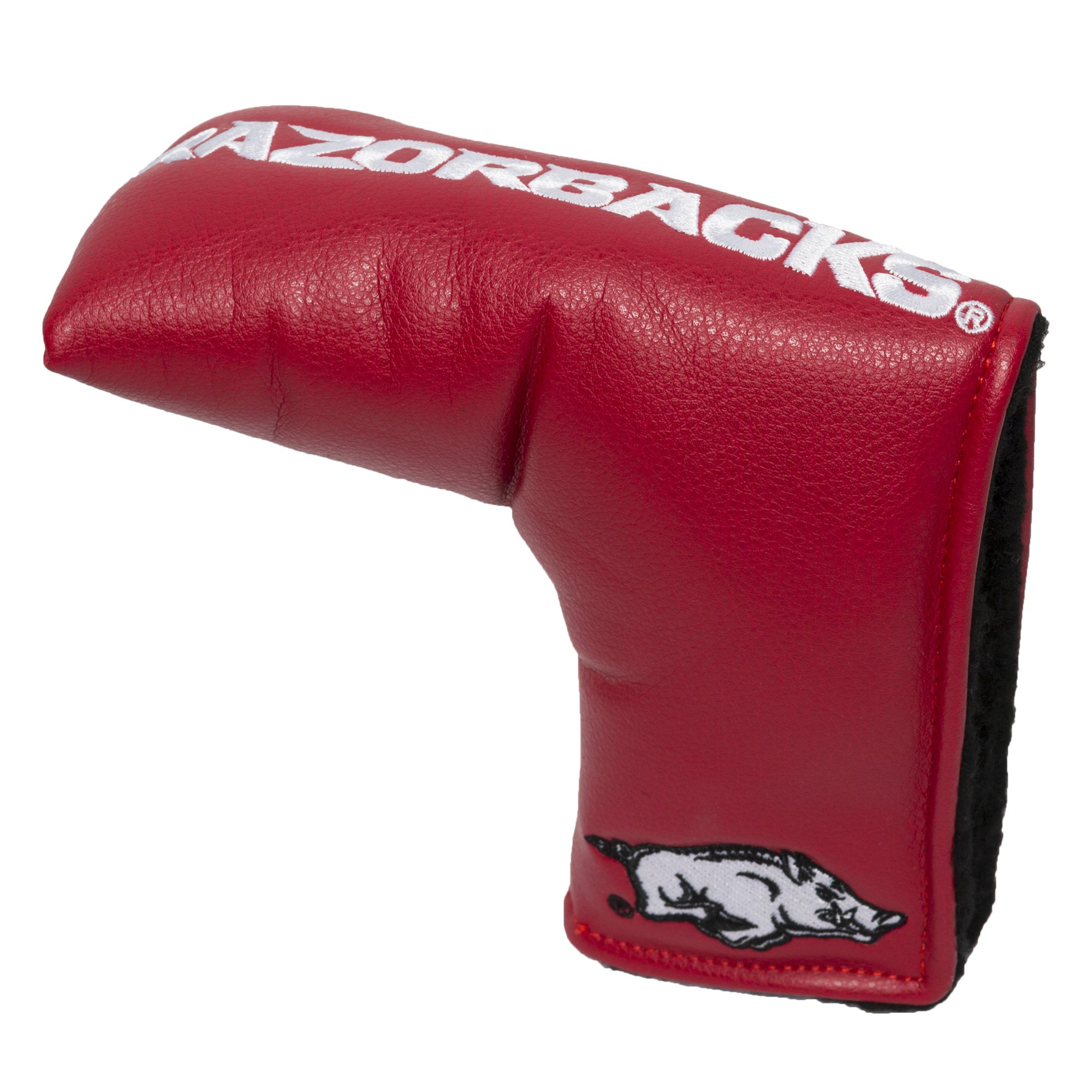 Team Golf NCAA Arkansas Razorbacks Vintage Blade Putter Cover Golf Club Vintage Blade Putter Headcover, Form Fitting Design, Fits Scotty Cameron,