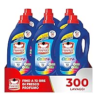 Omino Bianco - Detersivo Lavatrice Liquido Color+, 300 Lavaggi