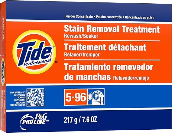 Tide Professional Stain Removal Treatment Powder, 7.6 Oz Box, 14/Carton