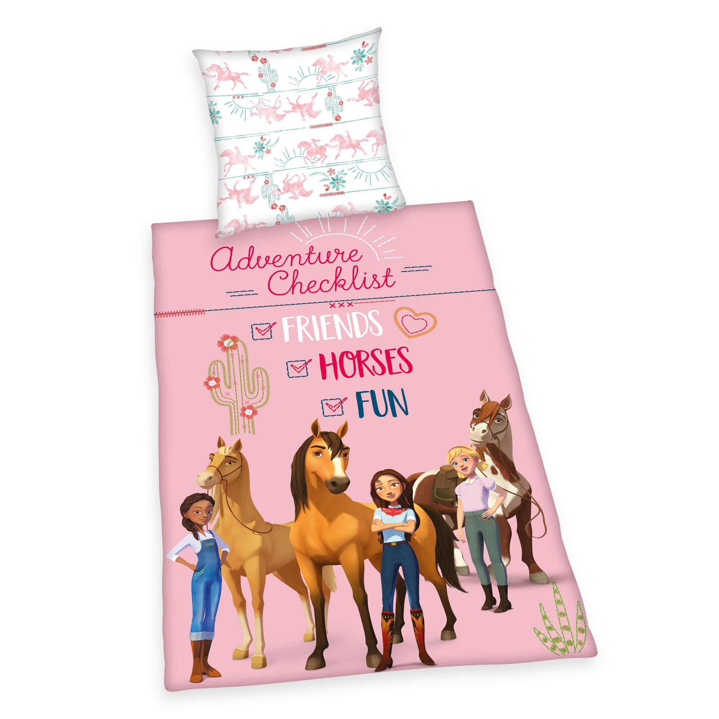 Herding Duvet Cover Set, Cotton, Multicoloured, 135 x 200 cm