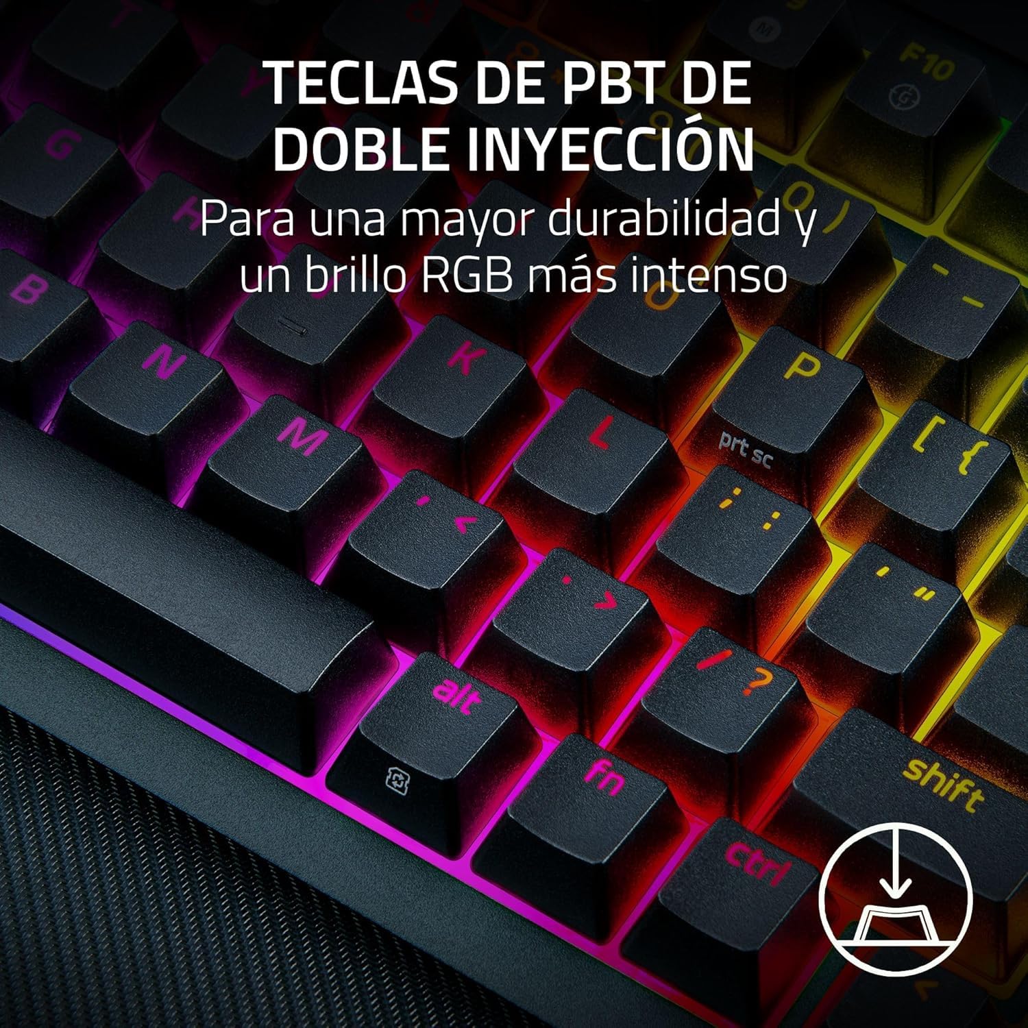 Razer BlackWidow V4 Pro 75% - Teclado de Juego inalámbrico Intercambiable en Caliente - Pantalla OLED (dial de comandos, 4K Hz y conectividad Bluetooth, reposamanos magnético) Diseño US | Negro