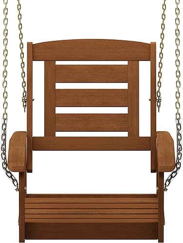 Miniatura 5 de Columpio Furinno Tioman con soporte de madera dura, Natural