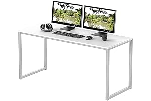 SHW Home Office 32-Inch Computer Desk, Black