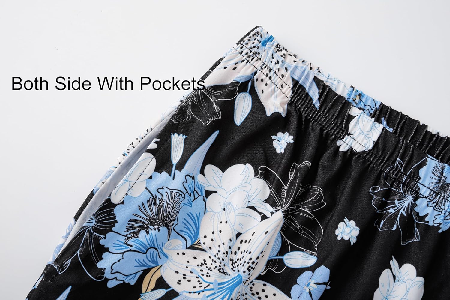 Vozanet Women's Pajama Sets Short Sleeve with Long Pant Soft Sleepwear Printed pj Loungewear With TWO Pockets Size 1X to 5X - Image 5