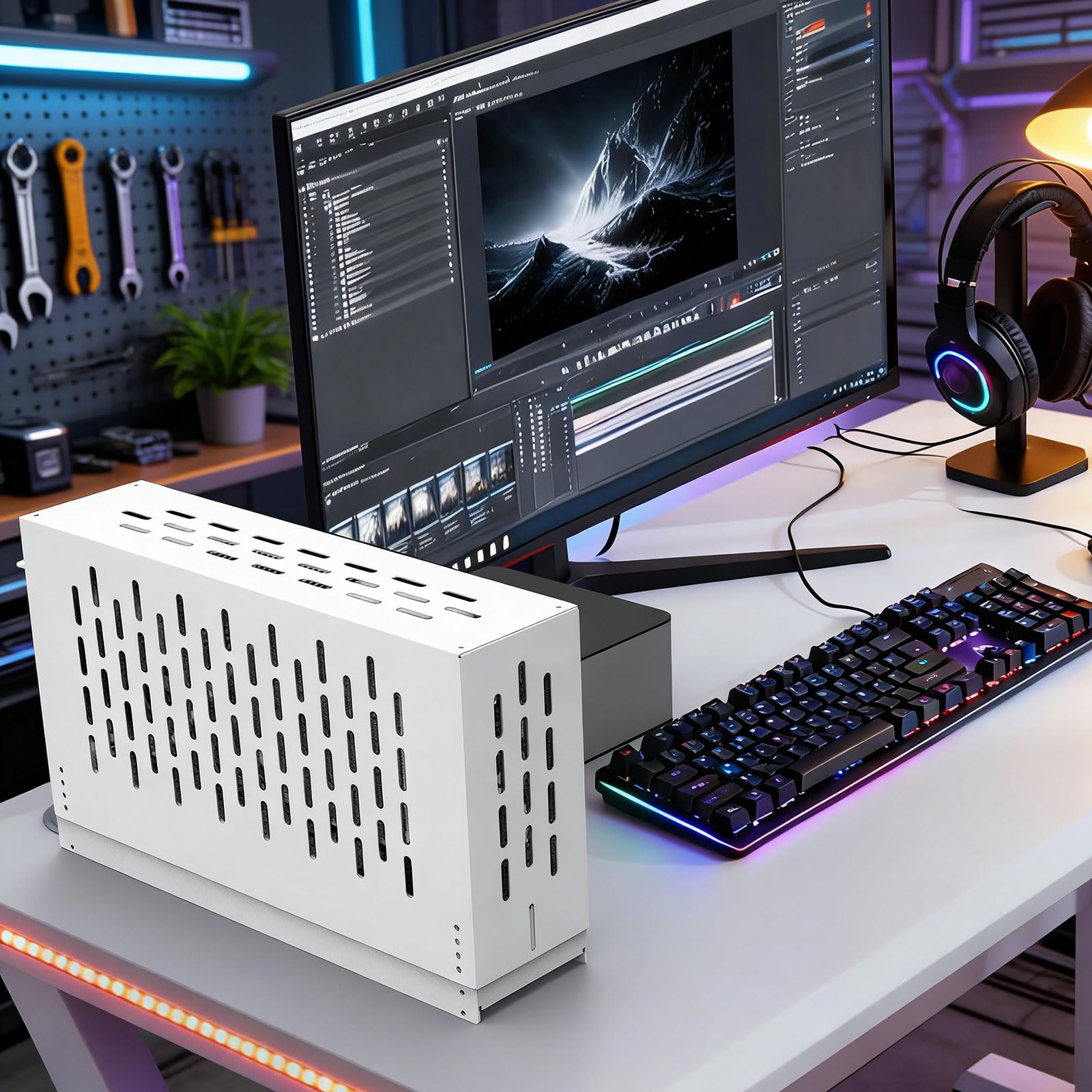 FOLODA Estación de acoplamiento GPU para juegos de laptop, PCIe4.0, AC7Y