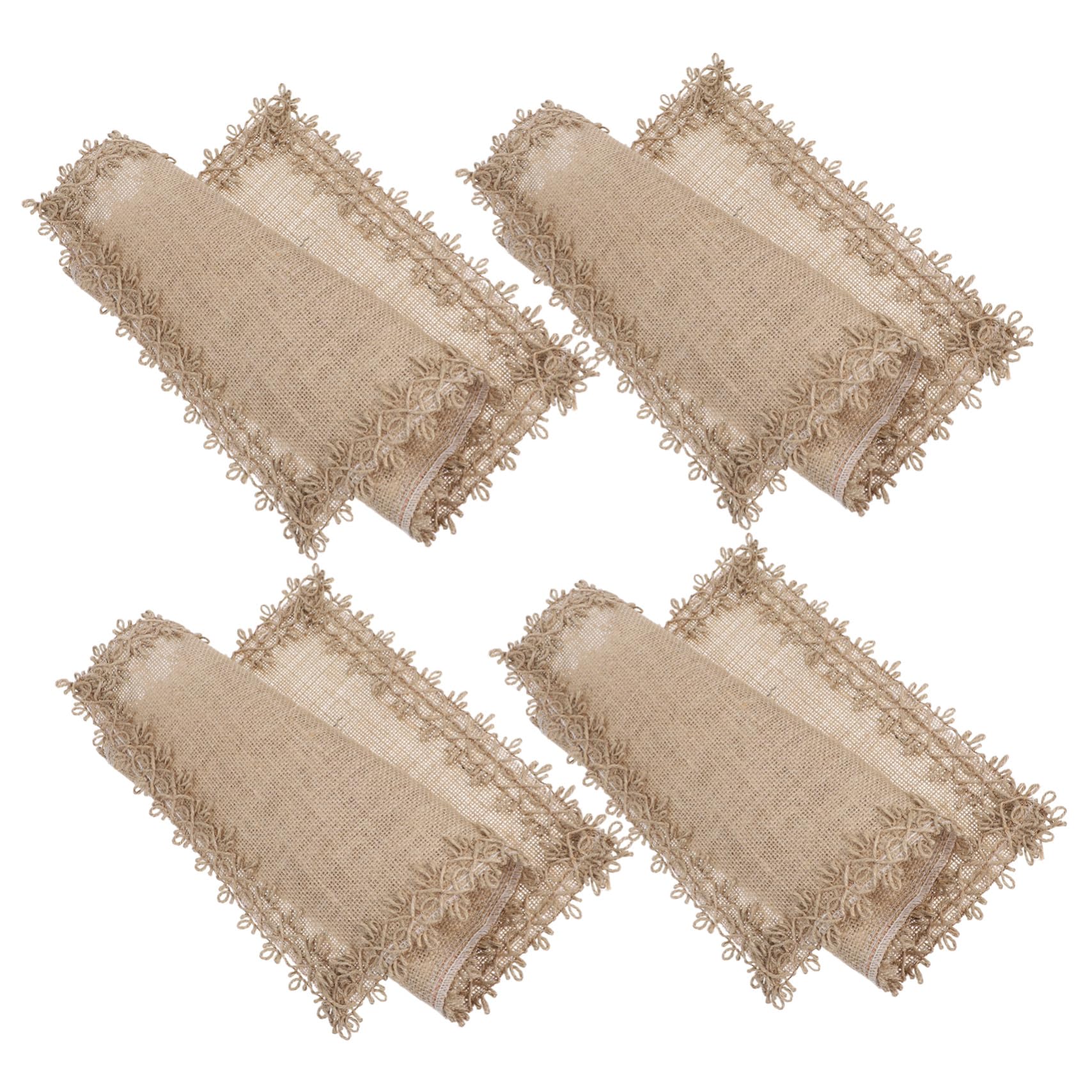 Sets de table en jute lot de 4 Mikinona décoration de printemps intérieur maison