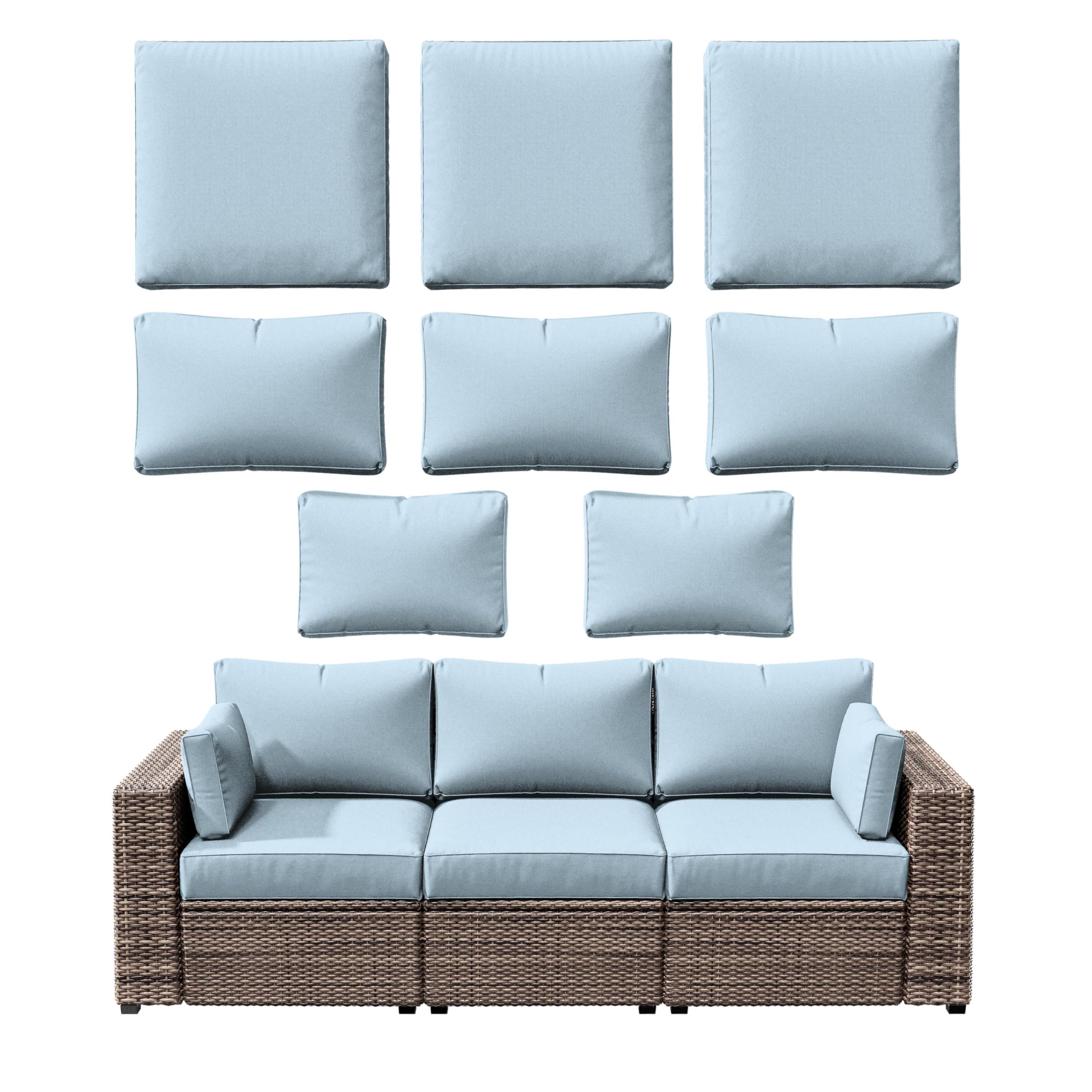 Amazon.com : Snubbull 8p Outdoor Cushion Slipcovers Outdoor Patio