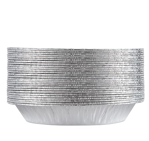 9" Pie Pans [10 Pack] - Heavy Duty Standard-Sized Disposable