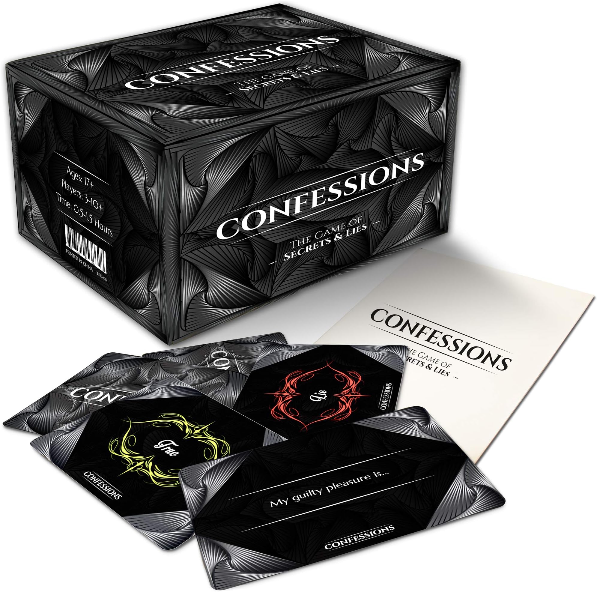 Guards Against Insanity Confessions: The Game of Secrets & Lies. Probably The Most Awkward Party Game You Will Ever Play