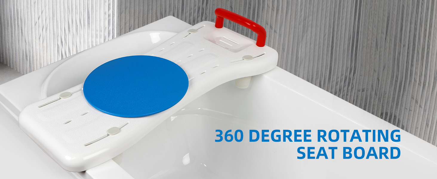 Amazon.com: Rotating Tub Transfer Bench with Handle, Bathtub