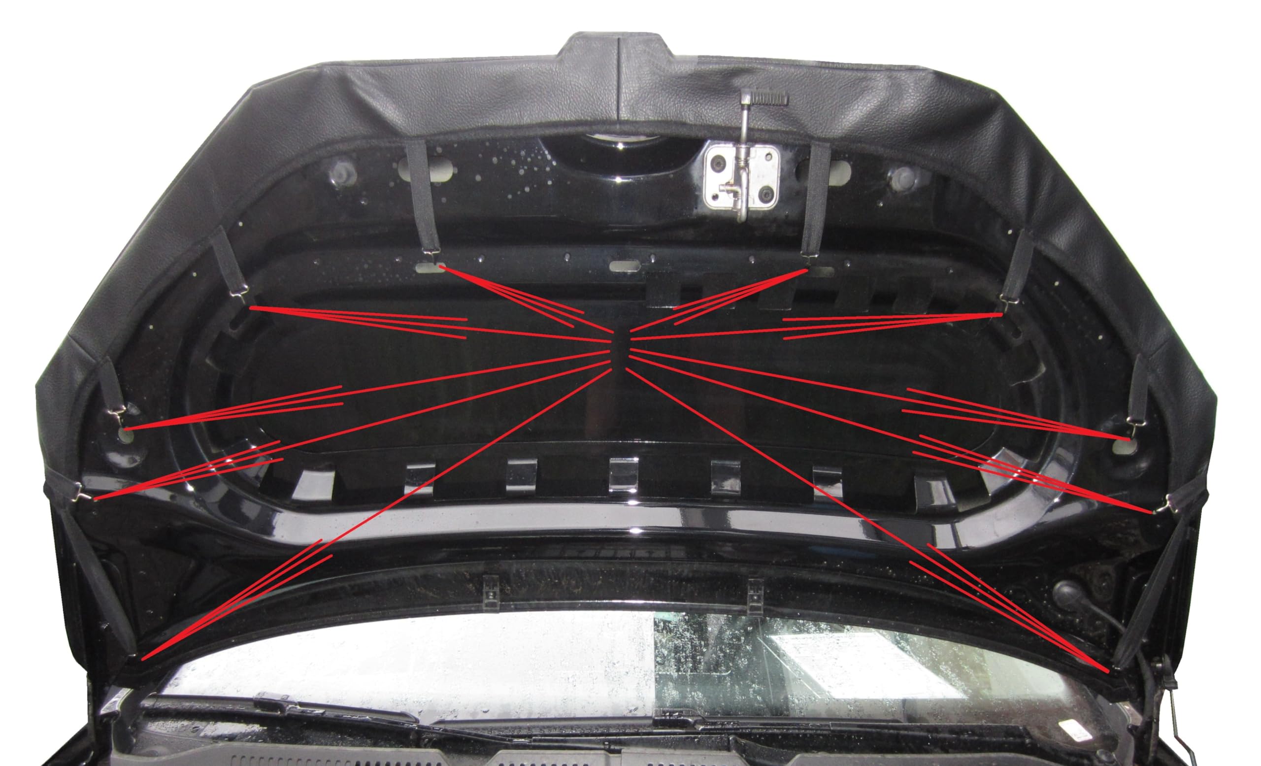 AB3-00587 Auto Bra kompatibel mit Skoda Citigo Bj. 2011-2017 Haubenbra Steinschlagschutz Tuning Bonnet Bra