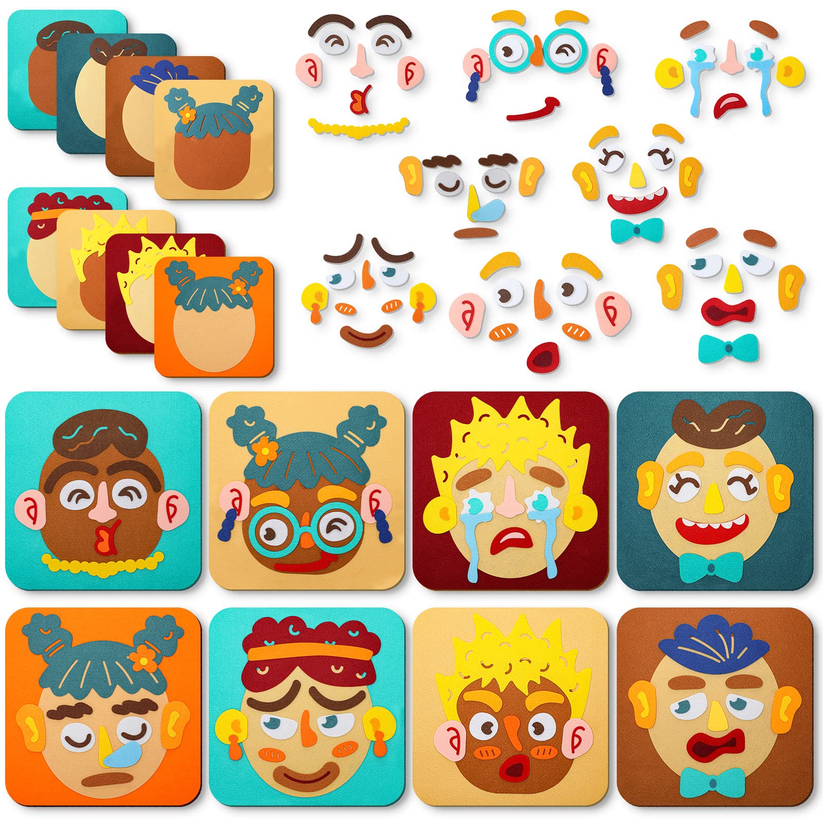 Buy Social Emotional Game for Kids Make Faces Describe Feelings Emotion