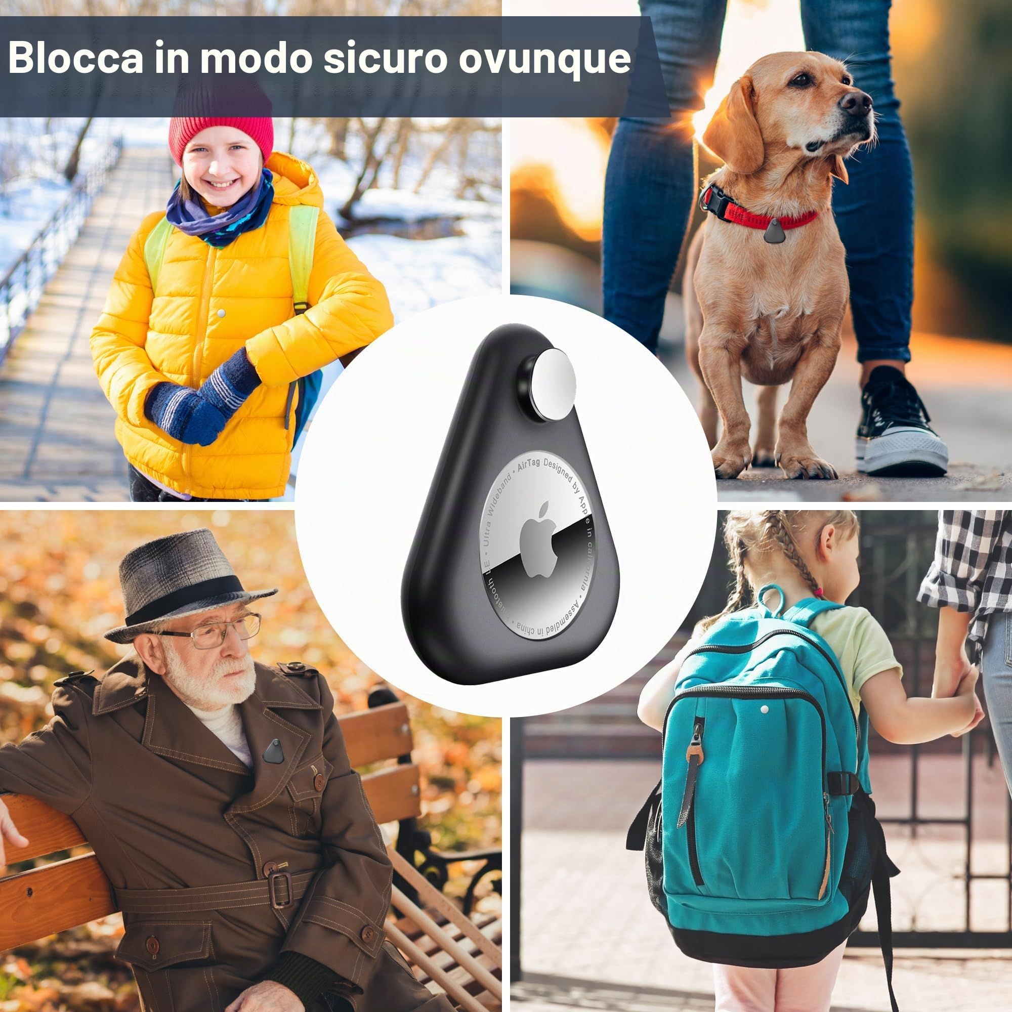 Porta AirTag Nascosto EAVUYIS Per Scarpe Bambini – Custodia In Silicone, Impermeabile E Anti-rimozione - 3