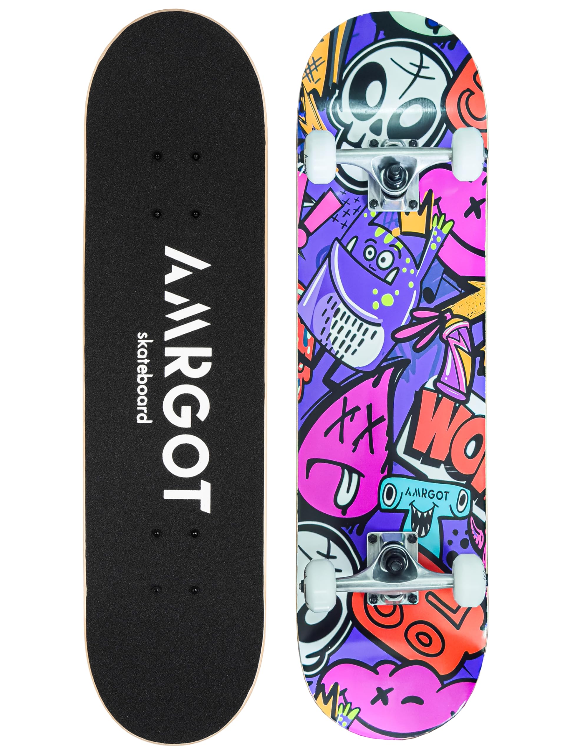 Amazon.com : Amrgot Skateboards for Beginners,31 * 8 inches
