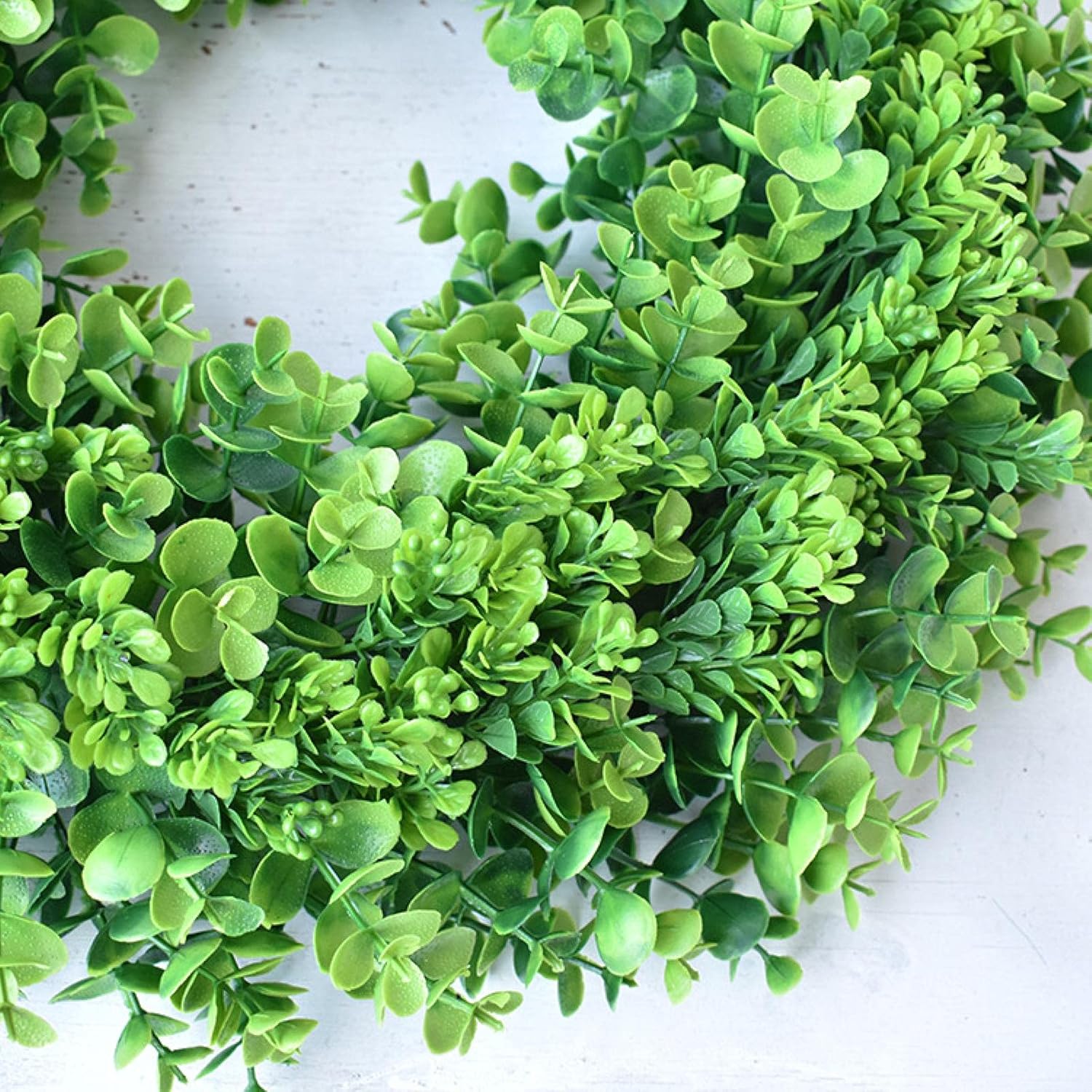 Garland Door Decoration Encrypted Eucalyptus Milan Grass Garland Pendant Door Knocker 45cm