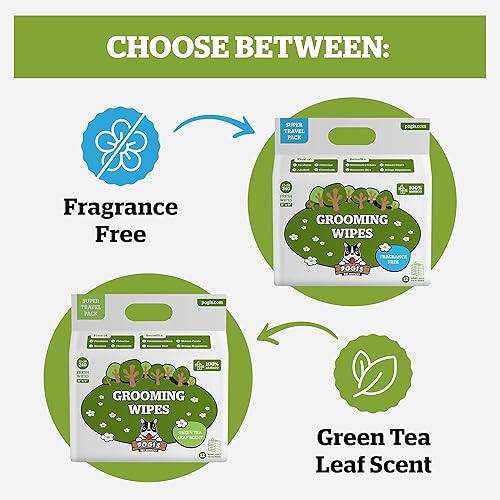 Miniatura 3 de Pogi's - Toallitas de aseo para perros, 240 toallitas para limpieza y desodorización, toallitas hipoalergénicas para mascotas, toallitas para