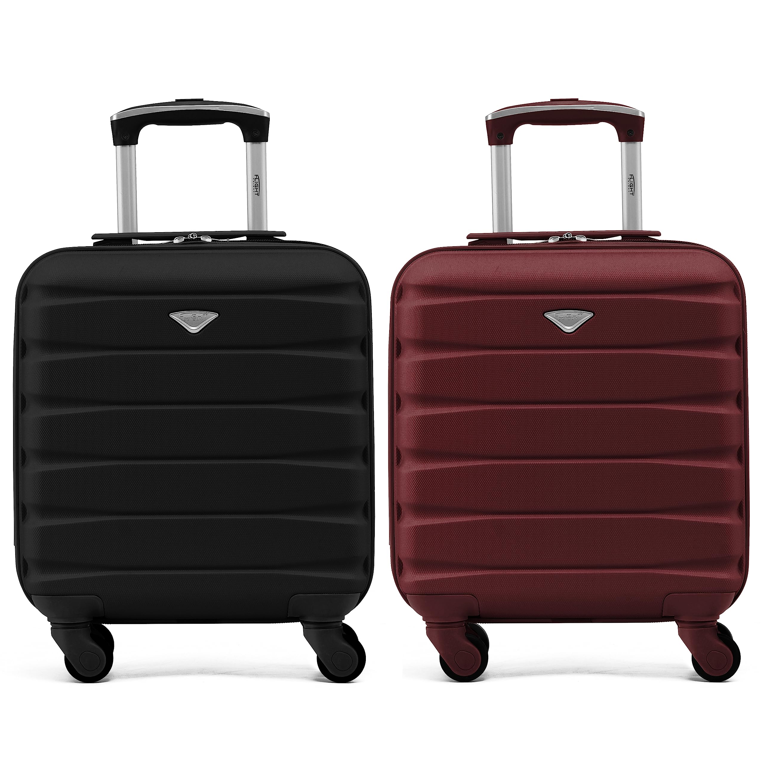 Flight Knight Suitcase Set of 2 Lightweight 4 Wheel ABS Hard Case Cabin Carry On Hand Luggage Approved for Over 100 Airlines Including easyJet, British Airways, Ryanair & Many More 55x35x20cm — view 93