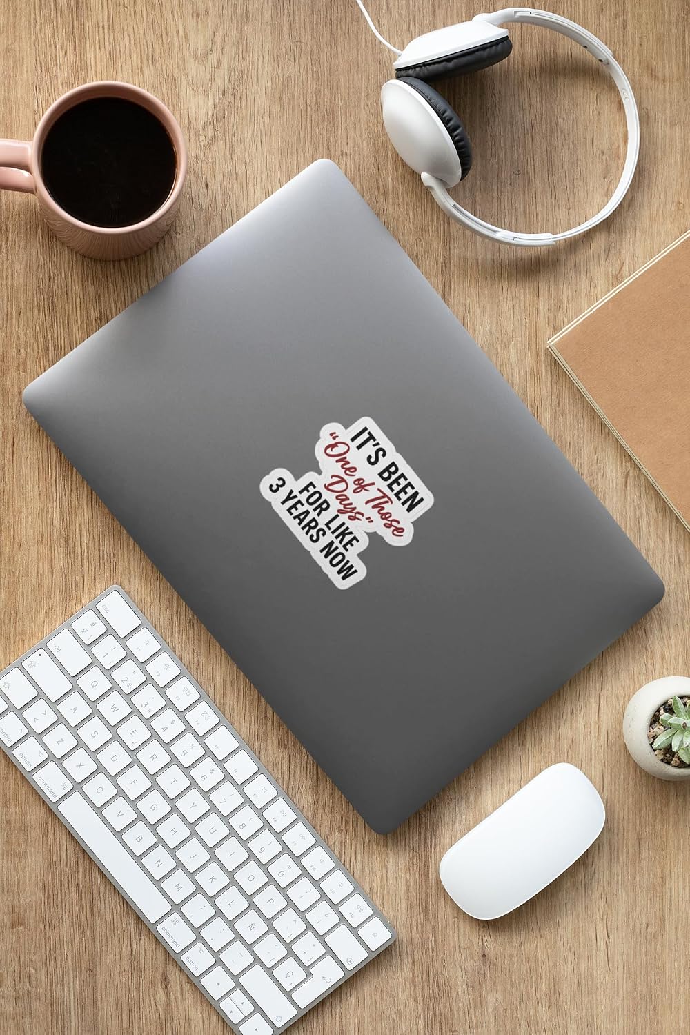 (3pcs) Funny Relatable Quote Sticker – It’s Been One of Those Days for Like 3 Years Now – Waterproof Vinyl Decal for Laptop, Water Bottle, Journal, Gift for Adults image 4