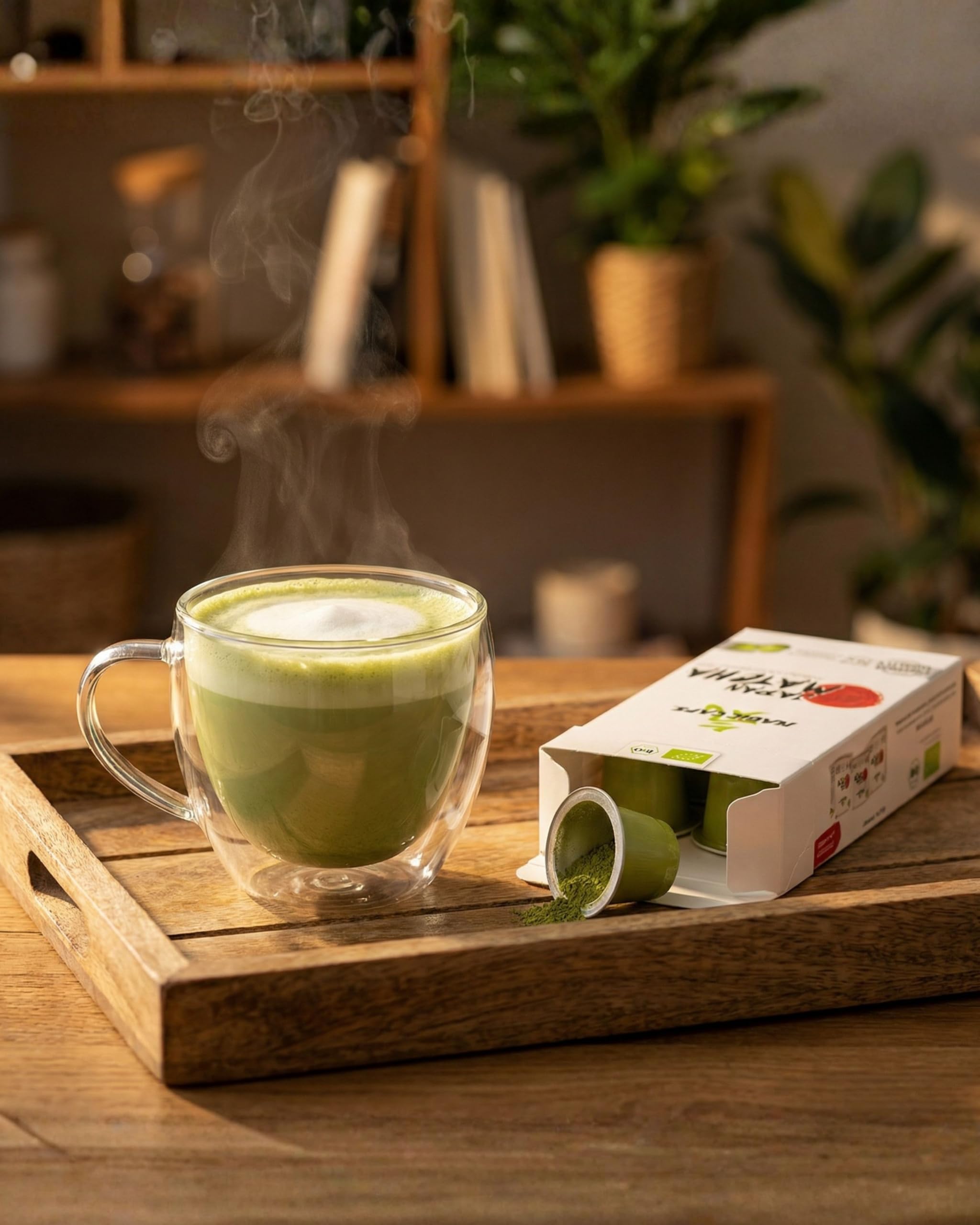 MatchaMagic Bio Matcha Tee Caps - 3x 10 Stück Grüner Matcha Teekapseln - Japanisches Matcha Pulver für Kapselmaschinen (3 x 10 Kapseln)