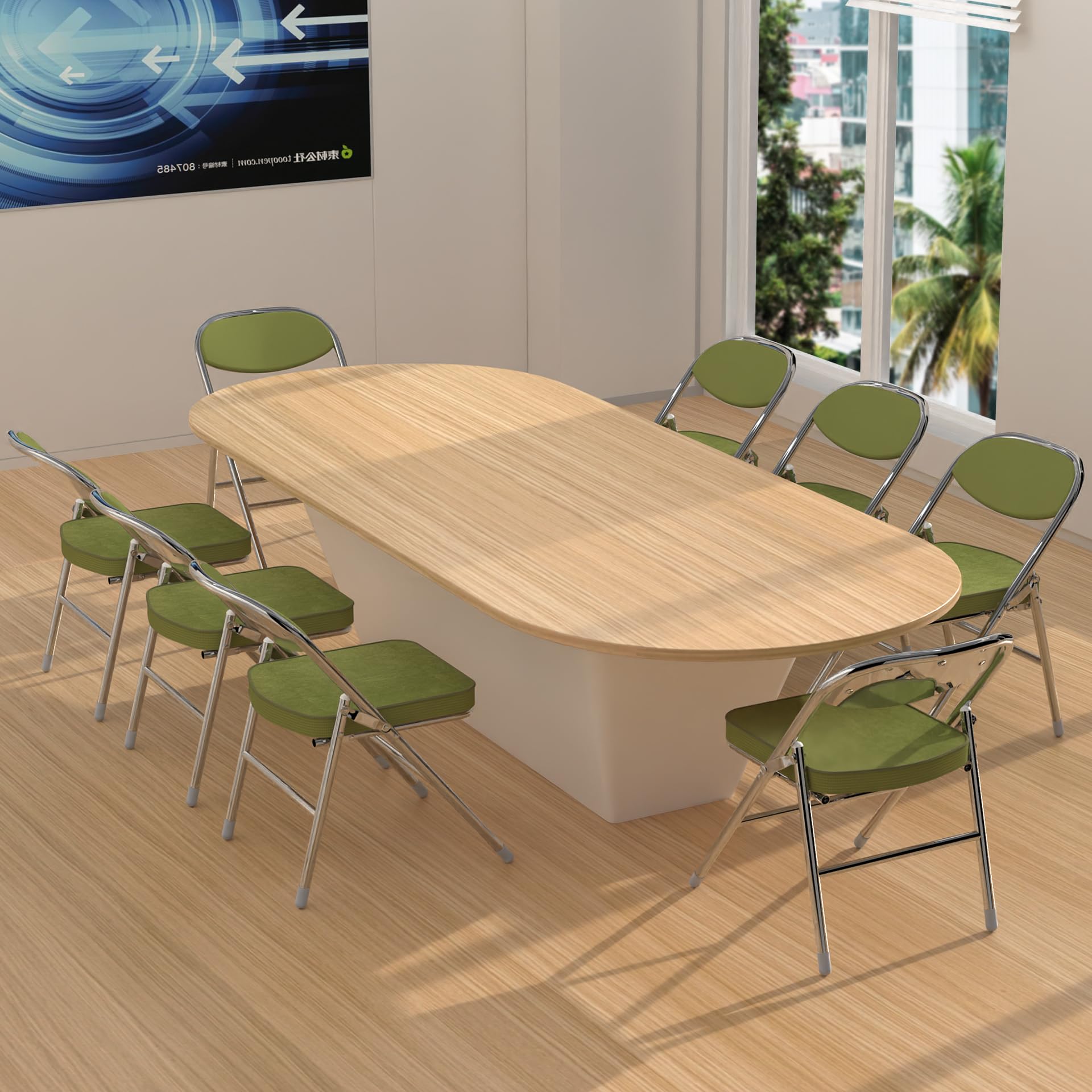 4 chaises Pliantes rembourrée pour Camping Balcon Jardin Restaurant