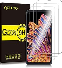 QULLOO Schutzfolie für Samsung Galaxy XCover Pro, [3 Stück] 9H Härte Gehärtetes Glas HD Klar Displayschutzfolie Anti-Kratzen Folie