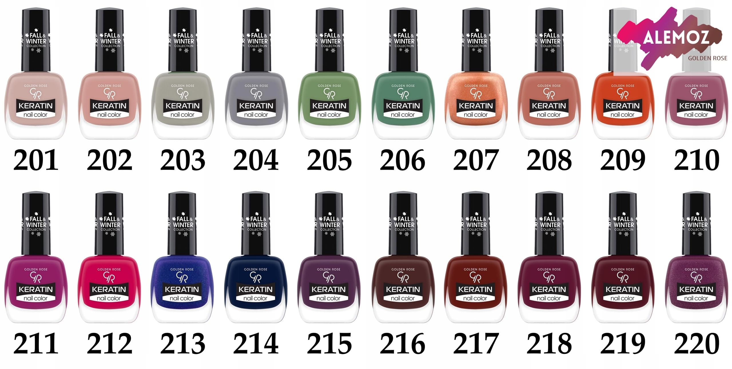 Golden Rose Keratin Nail Color No: 68 - Keratin İçerikli Güçlendirici Parlak Oje