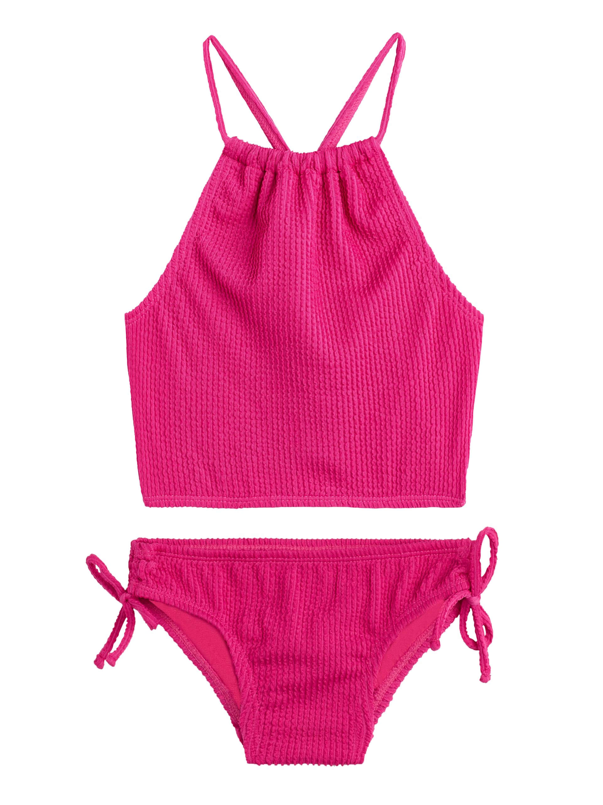 Kanu Surf Girls Daisy UPF 50 Beach Sport Halter Tankini 2-Piece Swimsuit