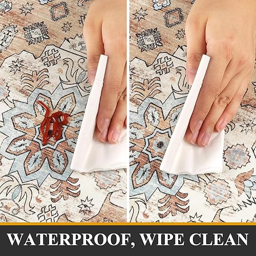 Miniatura 4 de Pauwer Juego de 2 tapetes de cocina antideslizantes para piso, tapetes de cocina acolchados para piso, tapete cómodo de pie, tapete de pie