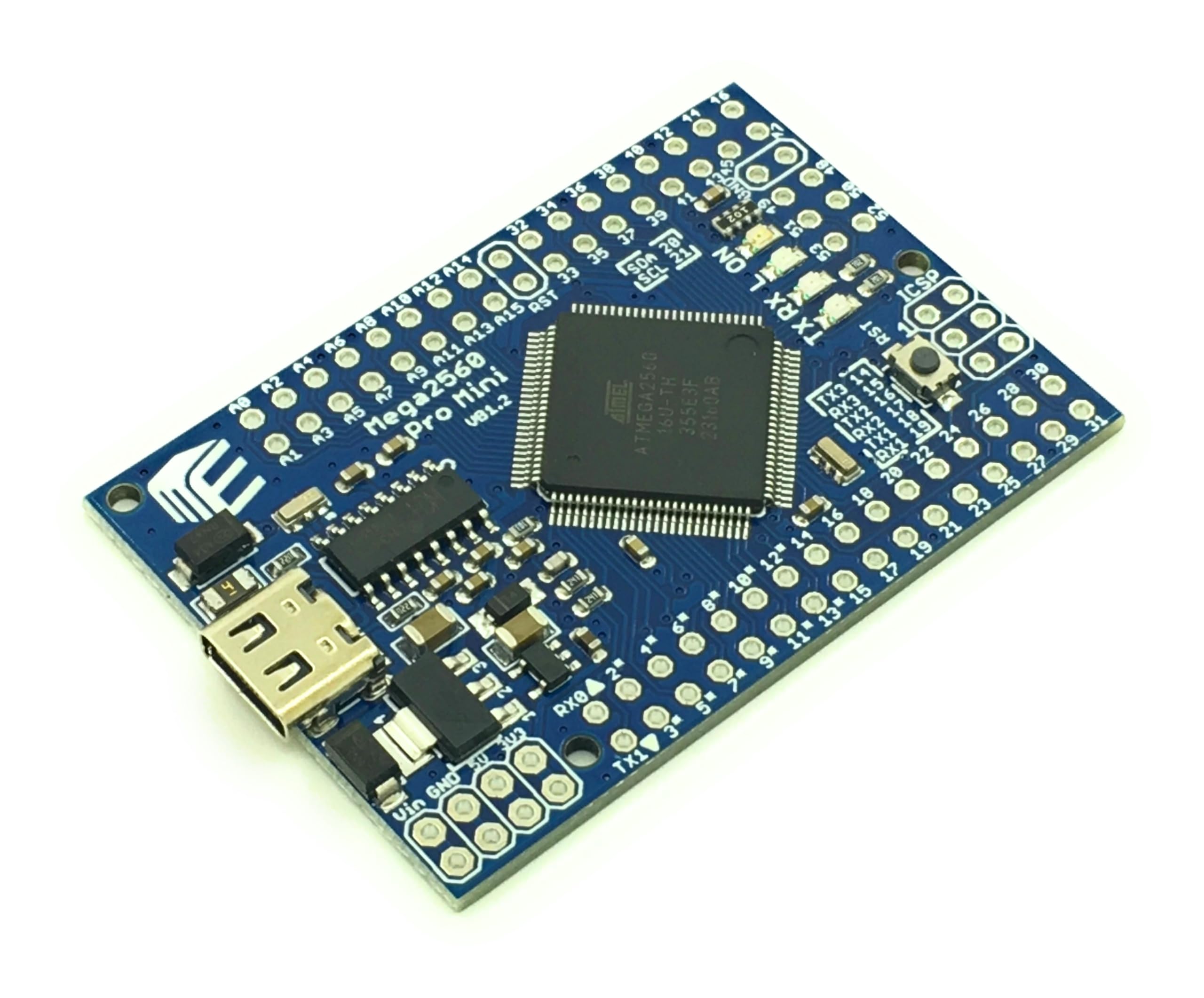 Mega 2560 R3 Development Board - ATmega2560 Microcontroller, CH340G USB, Arduino Compatible