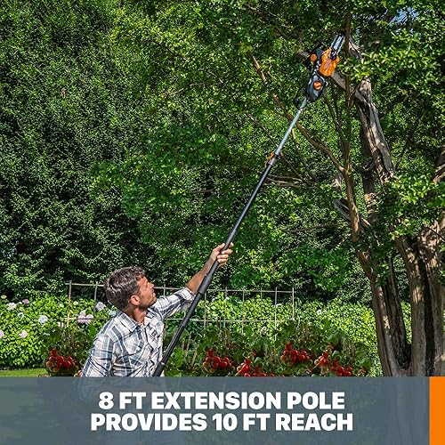 Miniatura 3 de WORX WG309 - Sierra eléctrica de poste de 8 amperios y 10 pulgadas