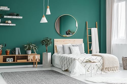 Vista 27 de Kohler Essential - Espejo de tocador ovalado enmarcado de 20 pulgadas de ancho x 40 pulgadas de alto en oro cepillado moderno Moderno dorado