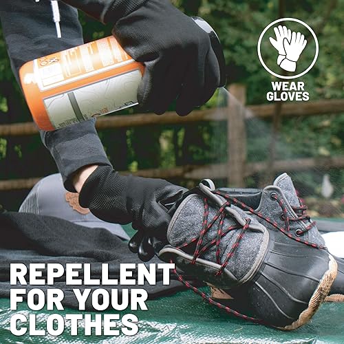 Miniatura 6 de Ranger Ready - Aerosol de permetrina para ropa y equipo al aire libre, repelente de insectos y garrapatas de permetrina, aroma cero (8 onzas,