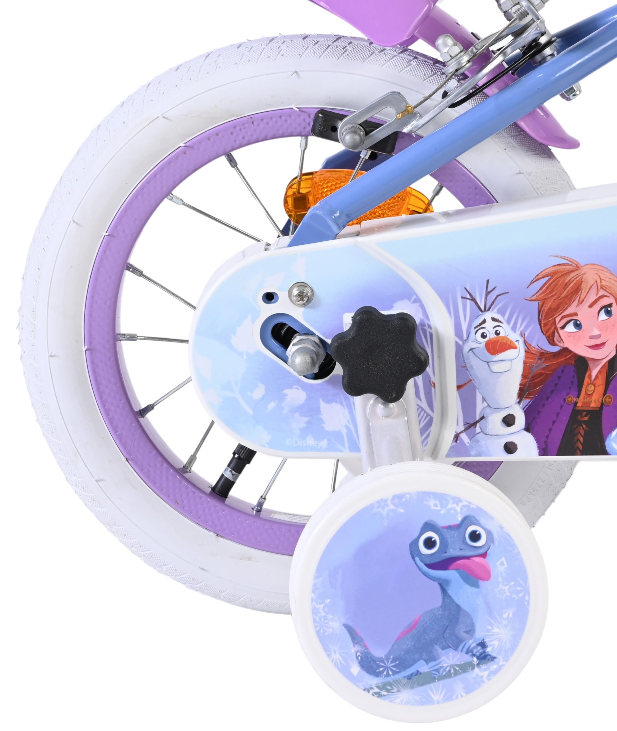 Volare Kinderfahrrad | 3–5 Jahre | Doppelte Handbremse, abnehmbare Stützräder, Pedalreflektoren & Trinkflasche | Verstellbarer Sattel | Geschenk für Mädchen