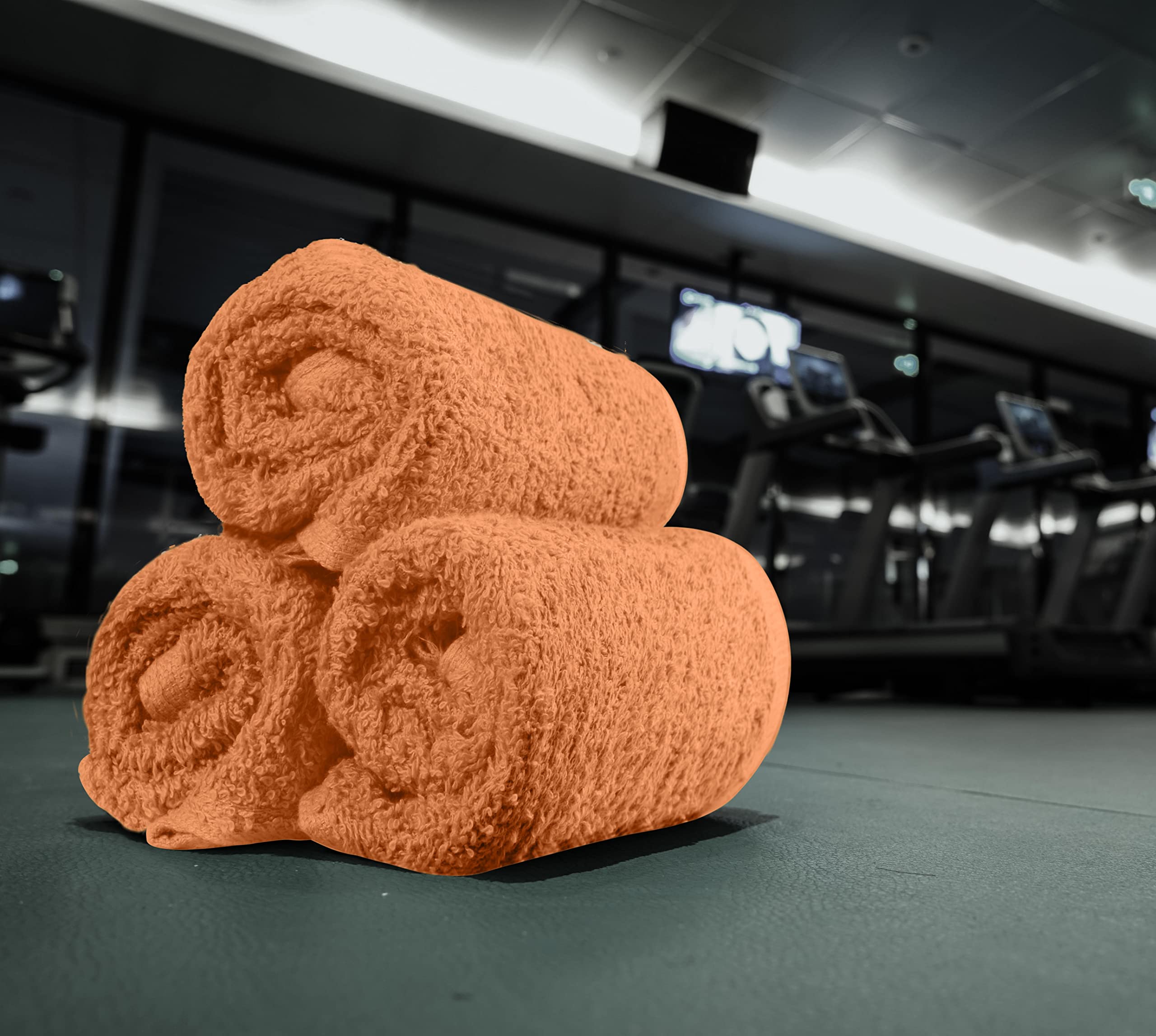 Utopia Towels 24 Pack Cotton Washcloths Set, 100% Ring Spun Cotton, Premium Quality Flannel Face Cloths, Highly Absorbent and Soft Feel Fingertip Towels, White: Utopia Towels 24 Pack Cotton Washcloths Set, 100% Ring Spun Cotton, Premium Quality Flannel Face Cloths, Highly Absorbent and Soft Feel Fingertip Towels, Peach