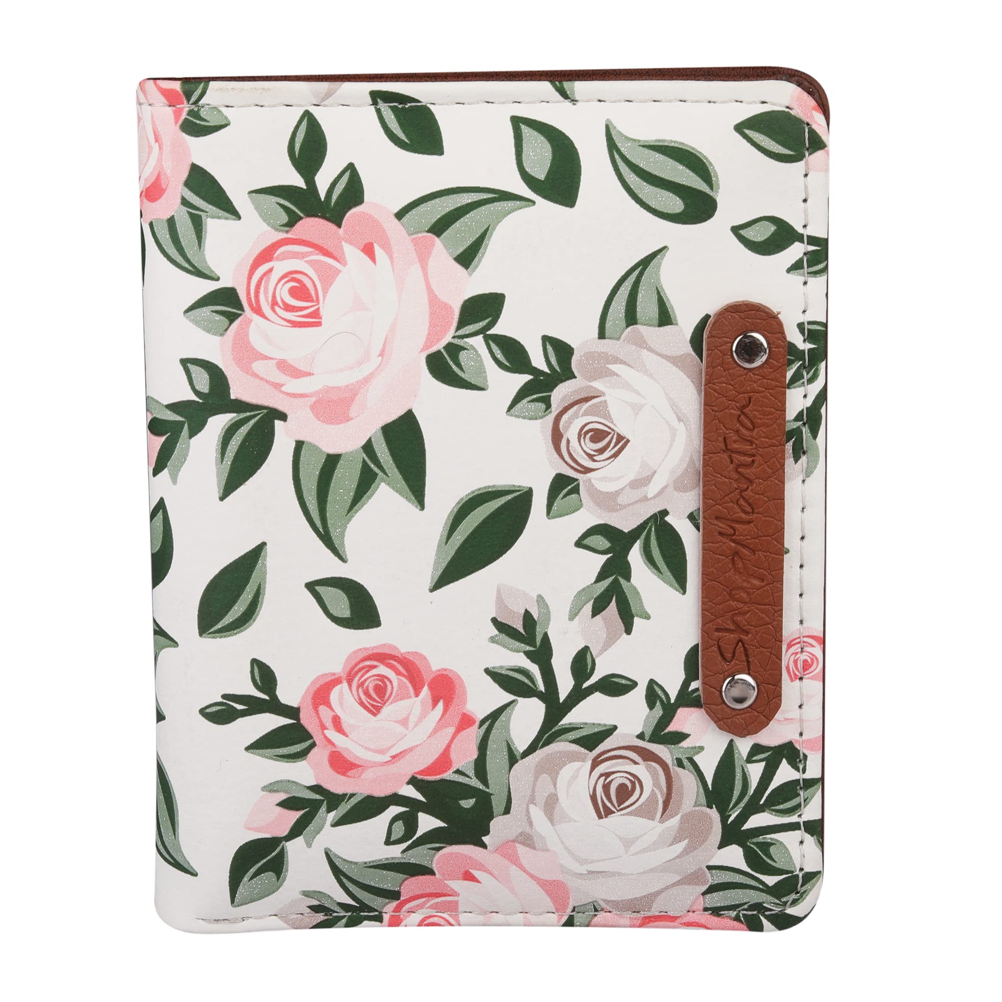 shopmantra Women's Printed Wallet | Premium Vegan Faux Leatherette Small Pocket Organizer | Coin, Card, Pink-picture-27