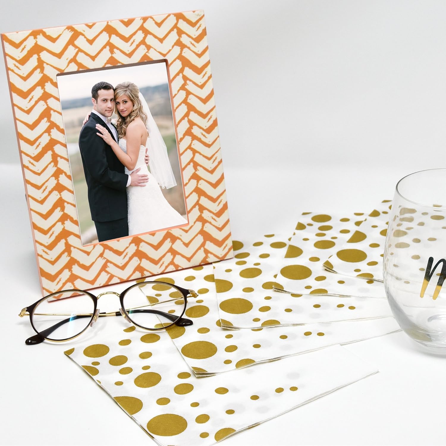 Exсluѕіvе Dіѕсоunt 80% оƒƒеr 100 White Decorative Gold Dots Paper Luncheon Napkins Bulk Pack for Birthday Baby Bridal Shower Wedding 50th Anniversary Dinner and Confetti Party Supplies by Gift Boutique Crаzу Dеаlѕ 100 White Decorative Gold Dots Paper Luncheon Napkins Bulk Pack for Birthday Baby Bridal Shower Wedding 50th Anniversary Dinner and Confetti Party Supplies by Gift Boutique