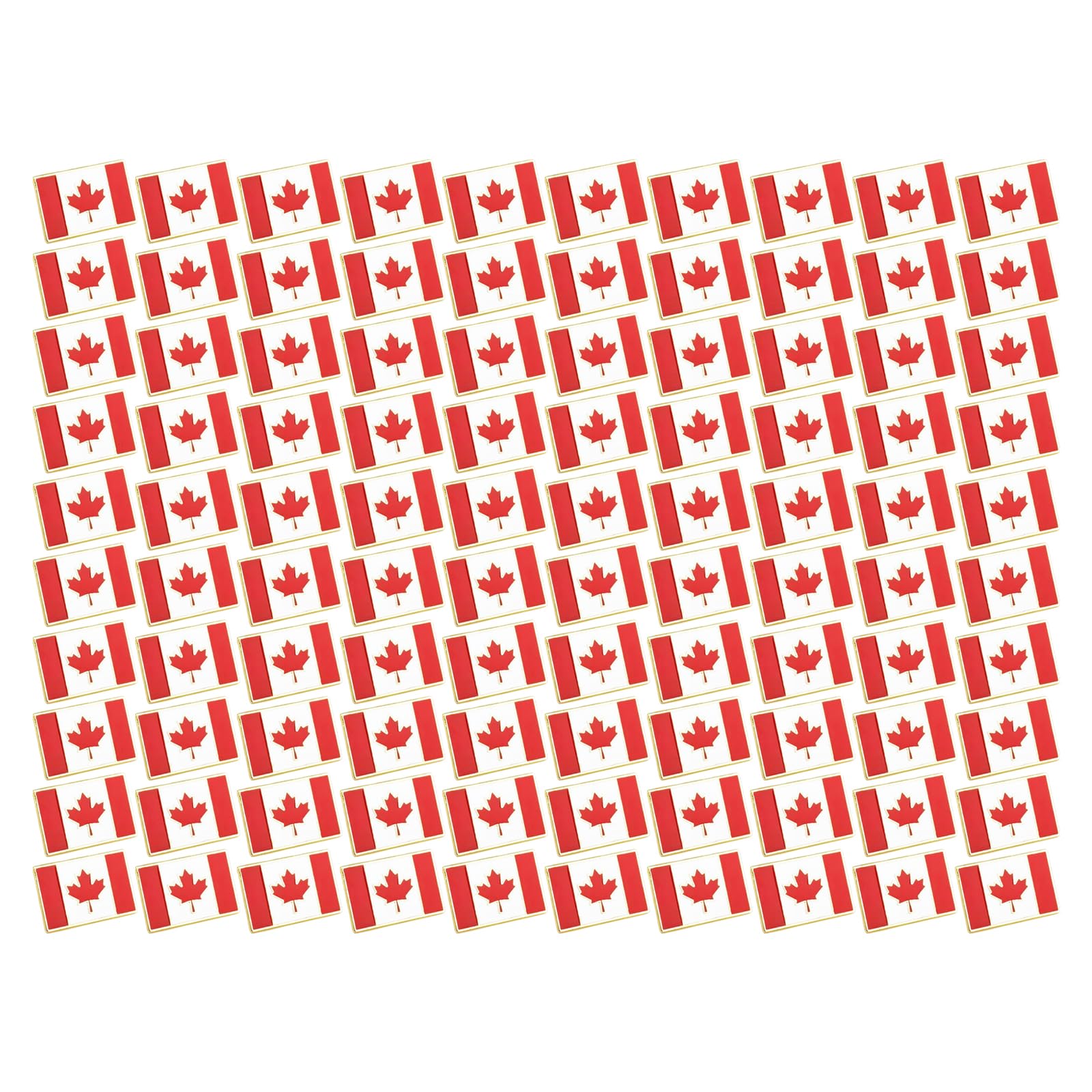 Elegante pin de bandera de Canadá en miniatura con cierre seguro, accesorio ideal para trajes, abrigos y sombreros, pin de bandera de Canadá