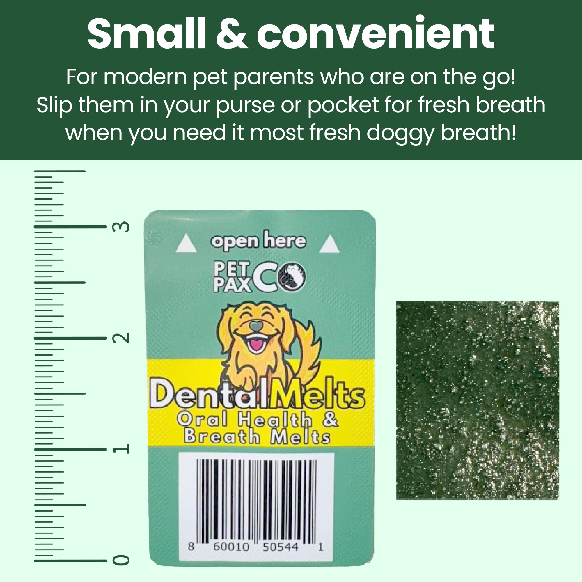 Bad Breath Oral Support for Dogs 5 in 1 – 10 Oral Melts – Natural Sage, Spirulina, Apple Cider Vinegar – Dog Dental Care Products & Breath Freshener – Fast Dissolving Dog Breath Treats - image 8