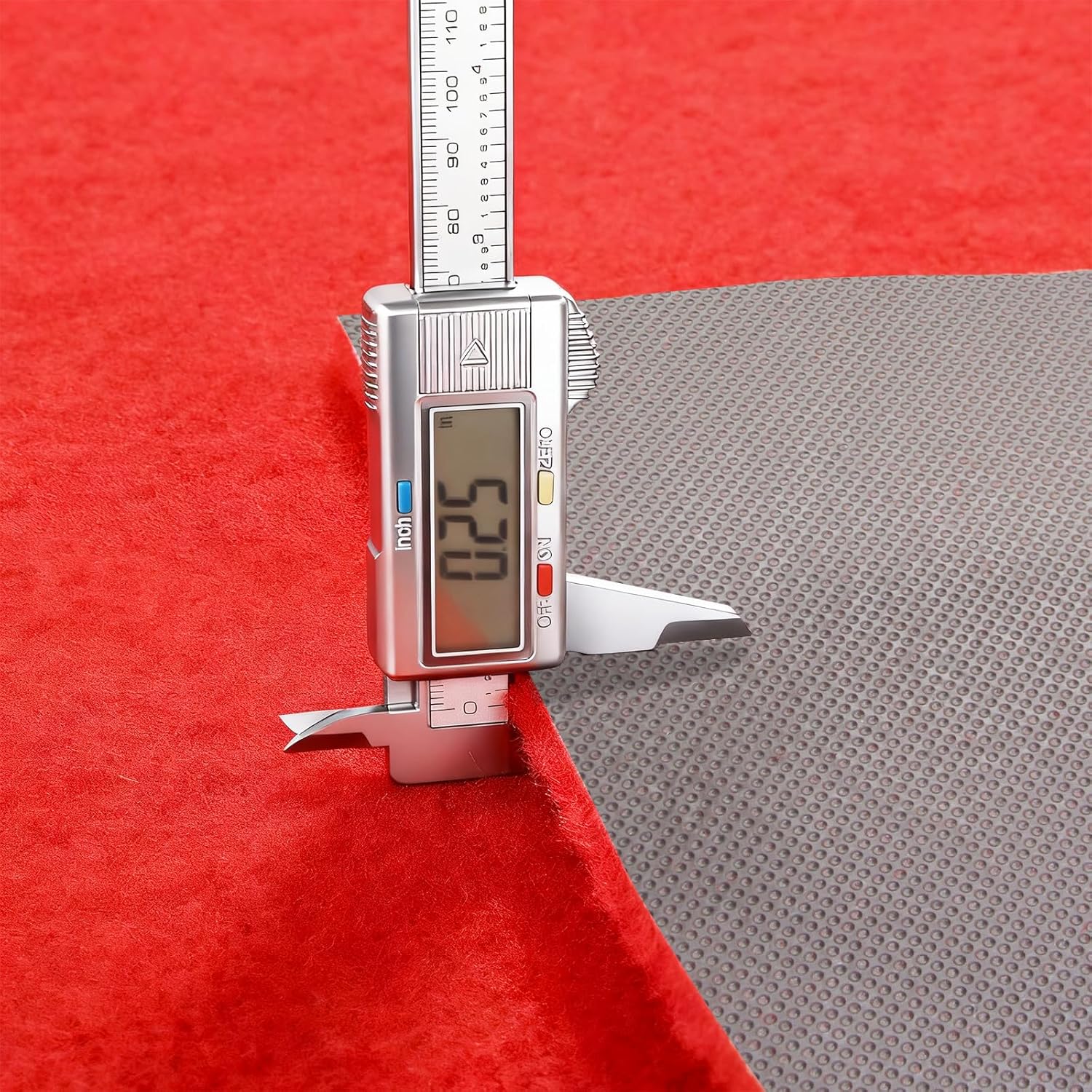 900 GSM Extra Thick 3x10 ft Red Carpet Runner for Partys, Polyester Aisle Rug with Non-Slip Rubber Backing, Wedding Ceremony & Event Decorations, Hollywood Runway Carpet for Proms & Proposals