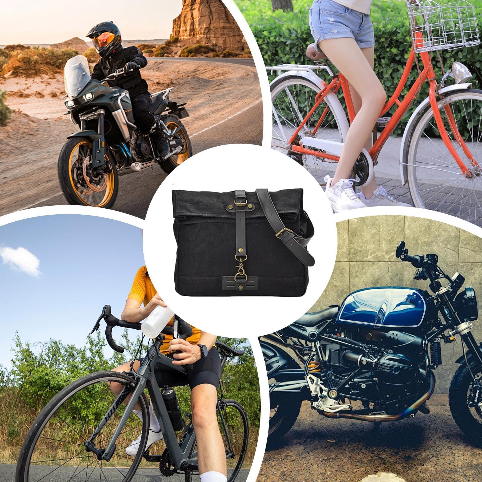 Sakwa Boczna Motocyklowa,Organizer Narz?dzi Dla Motocykla,Torba Na Narz?dzia Motocyklowe - Do Codziennych Dojazdów Podró?y D?ugich Przeja?d?ek Zakupów Wycieczek Campingowania Parkowania Jazdy