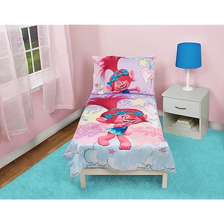trolls crib bedding set