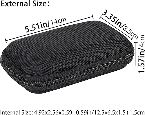 Miniatura 4 de Aenllosi Funda de transporte de repuesto para Western WD Black 1TB 2TB 4TB 5TB P10  500GB 1TB 2TB P50 Game Drive Disco duro externo portátil (para