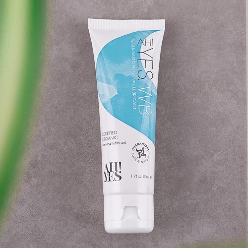 Miniatura 4 de AH YES WB - Lubricante personal orgánico a base de agua con aloe vera pH a juego seguro para condones y juguetes placer sexual 17fl oz