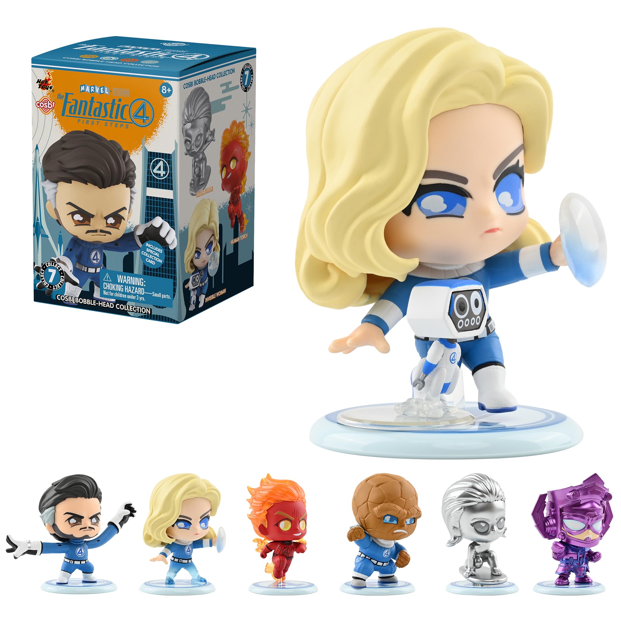 Amazon.com: YuMe Fantastic Four Cosbi Bobble Head Blind Box : Toys