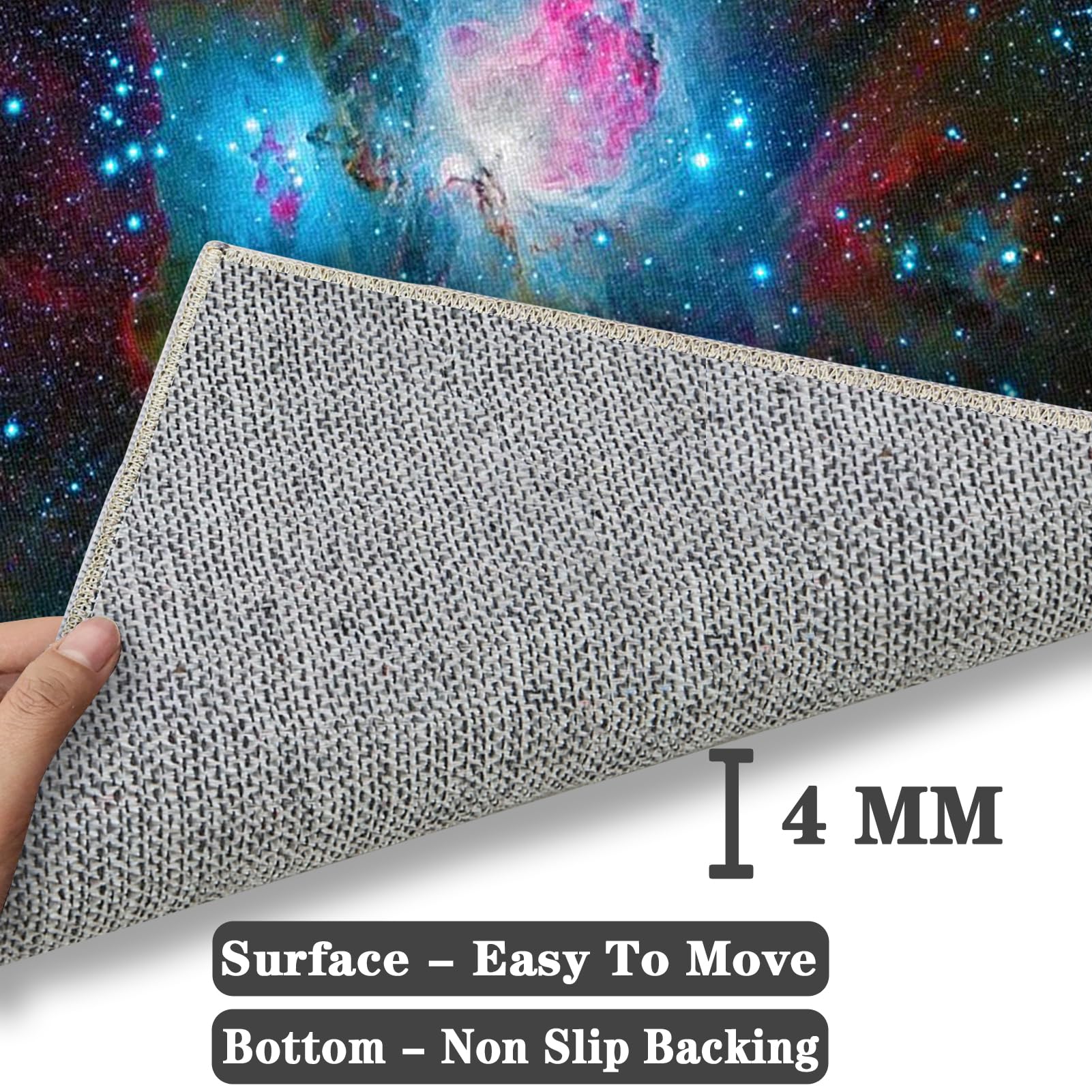 Tappetino per sedia da Gaming Antiscivolo 70 x 100 cmTappetino per Sedia da Scrivania Grande Tappeto Sedia Ufficio per la casa Tappeto Salvapavimento Tappetino Protettivo per Parquet Pavimenti Duri