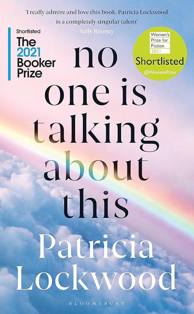 NO ONE IS TALKING ABOUT THIS: 9781526652300: Amazon.com: Books
