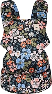 Tula Explore Mesh Babytrage für Neugeborene ab Geburt, 3-in-1 Baby-Tragetasche mit Mesh Rückenpanel, Bauchtrage Rückentrage, Olivia