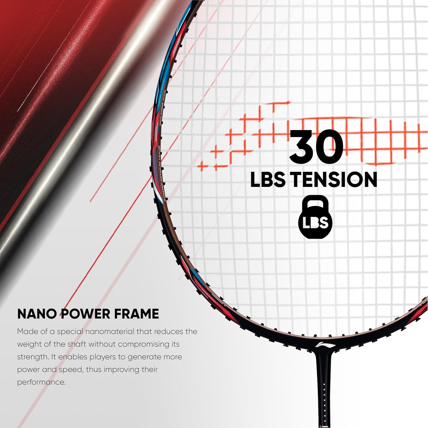 Li-Ning Ignite 7 (Speed Racket. 77 Grams)